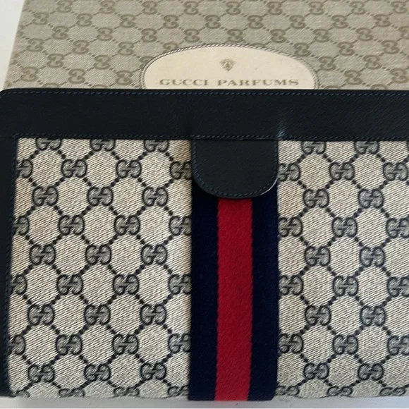 Gucci monogram Ophidia clutch with box - Picture 2 of 7